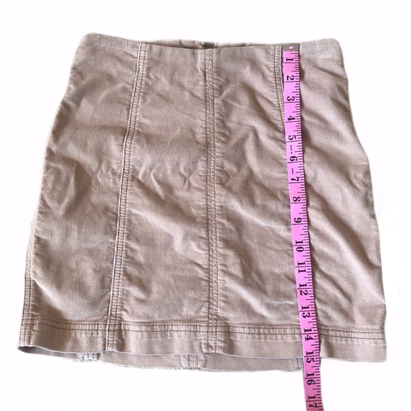 Free People Corduroy Modern Femme Skirt - Stone - Picture 10 of 11